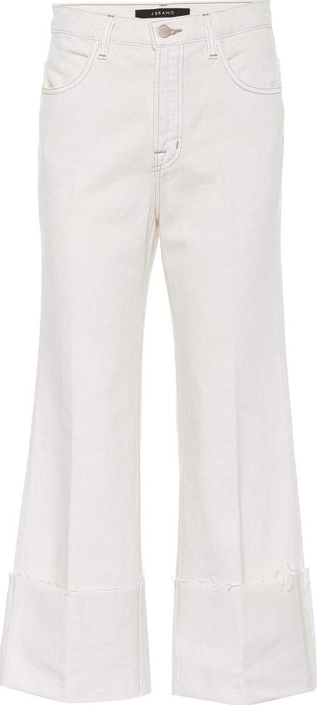 J BRAND Joan cropped wide-leg jeans