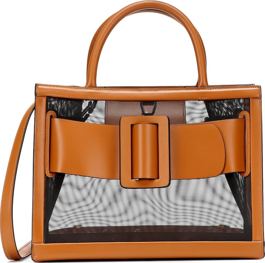 BOYY Bobby 32 mesh and leather tote