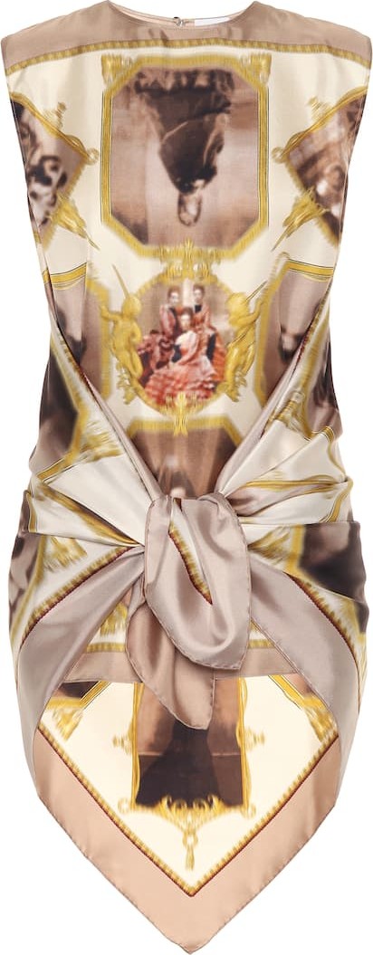 Burberry London England Montage Print silk-twill top