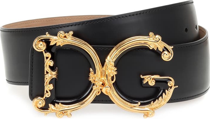 Dolce & Gabbana DG leather belt