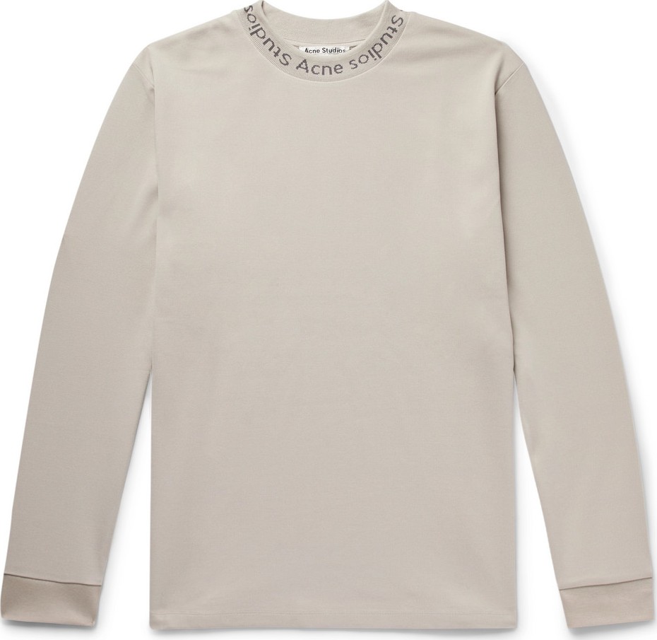 Acne Studios Flogho Logo-Print Stretch-Jersey T-Shirt