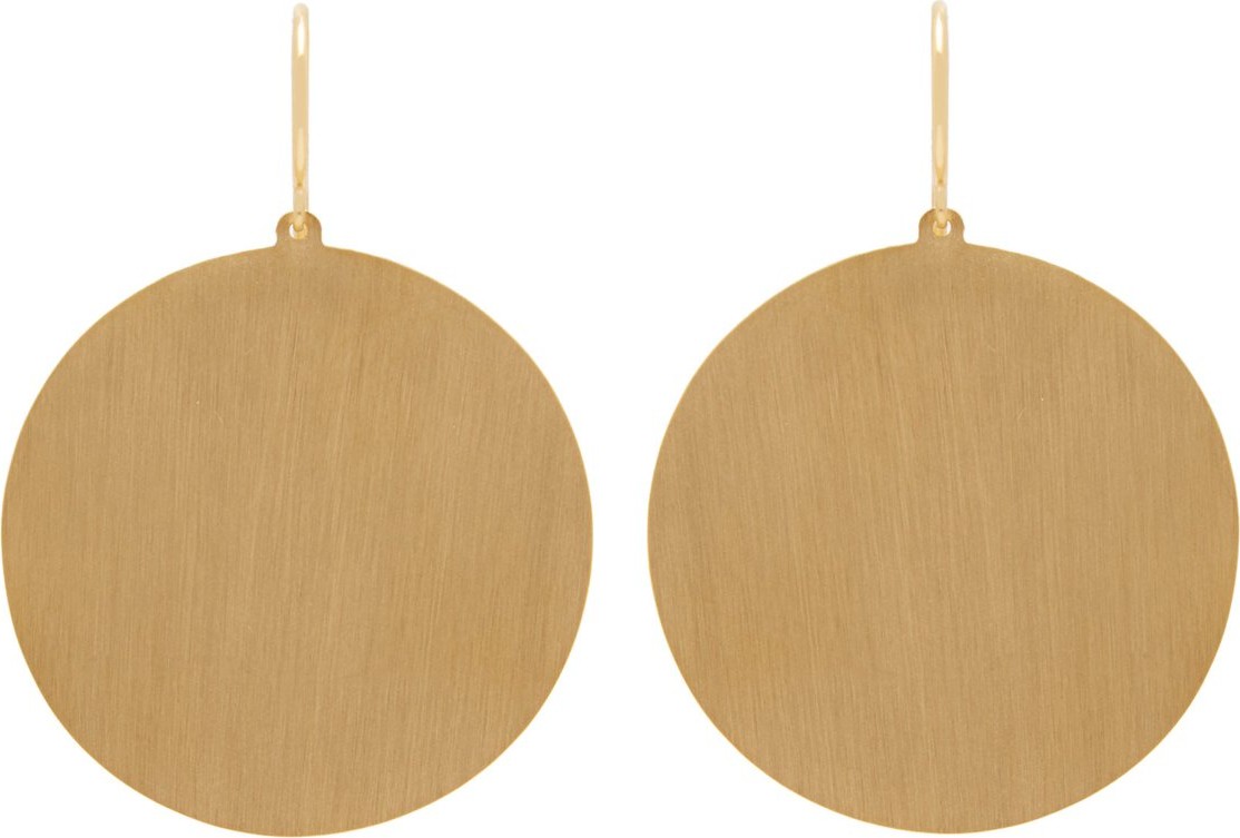 Irene Neuwirth Circle 18kt gold earrings