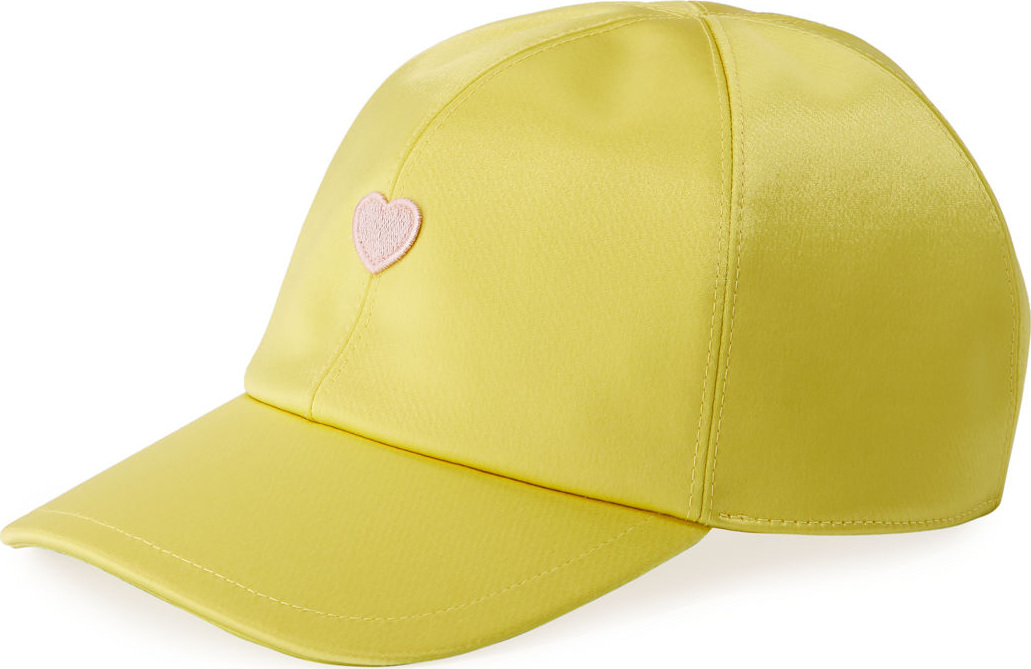Federica Moretti Heart Embroidered Baseball Cap