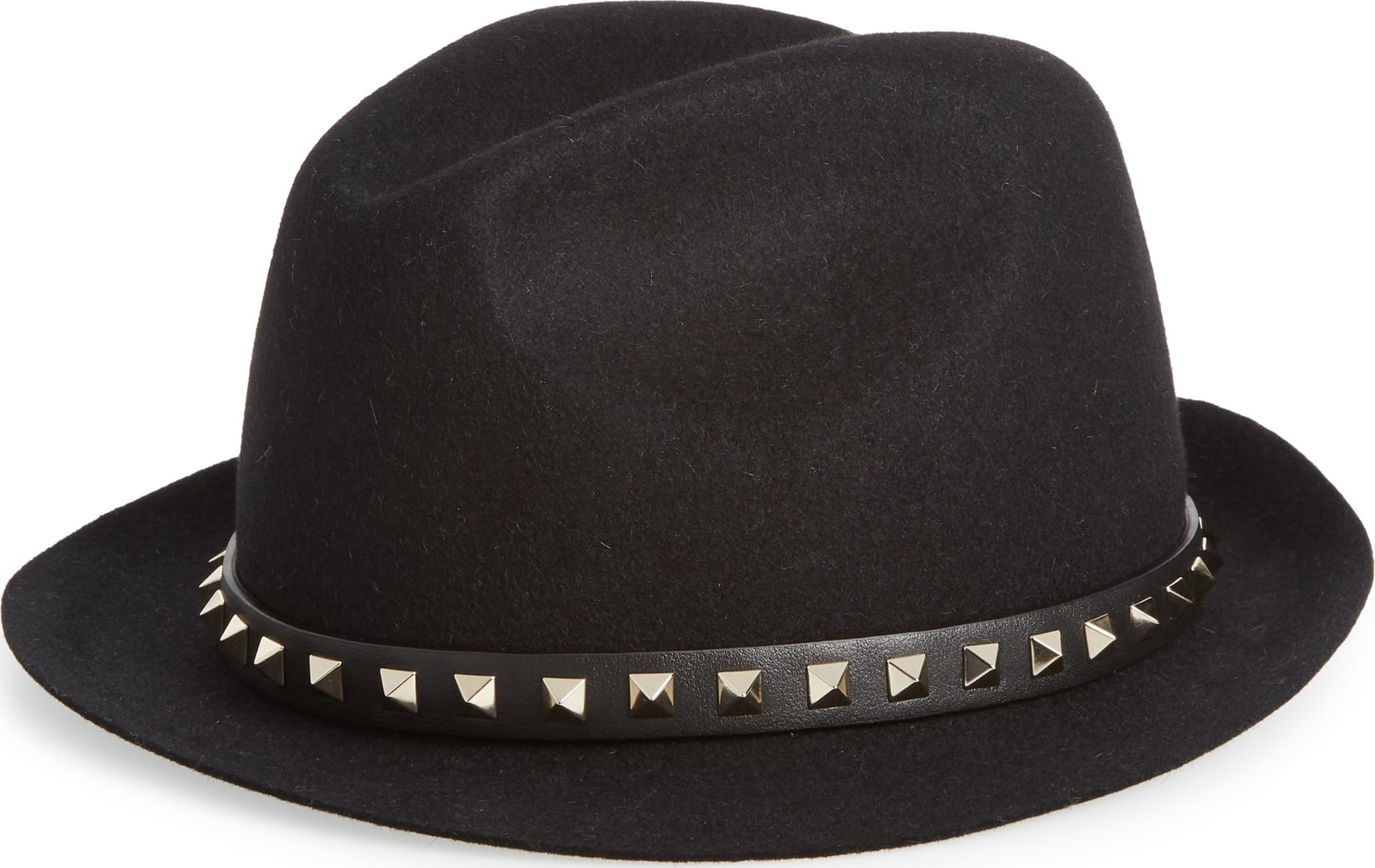 Valentino Rockstud Felt Trilby