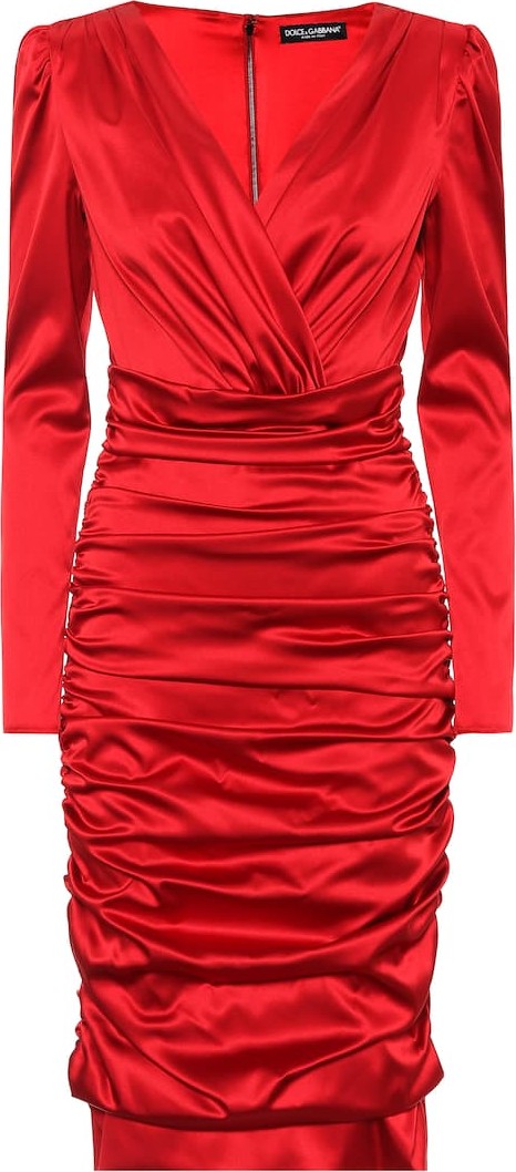 Dolce & Gabbana Stretch silk midi dress