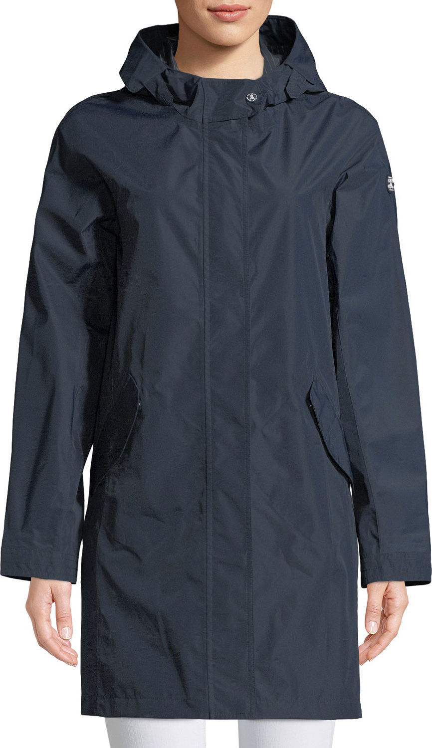 Barbour Hartland Long Jacket w/ Hood