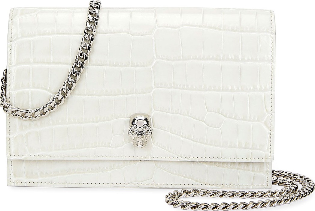 Alexander McQueen Skull Mini Stamped Shoulder Bag