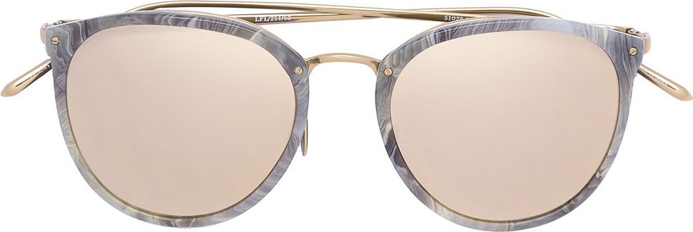 Linda Farrow round sunglasses