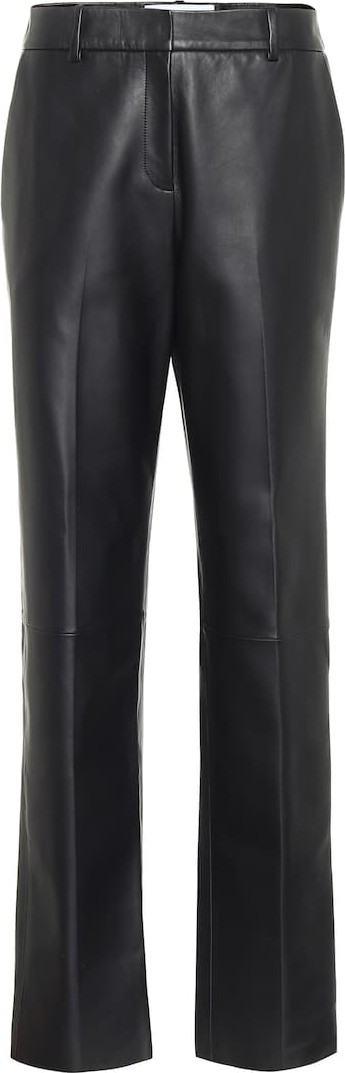 LOEWE Straight leather pants