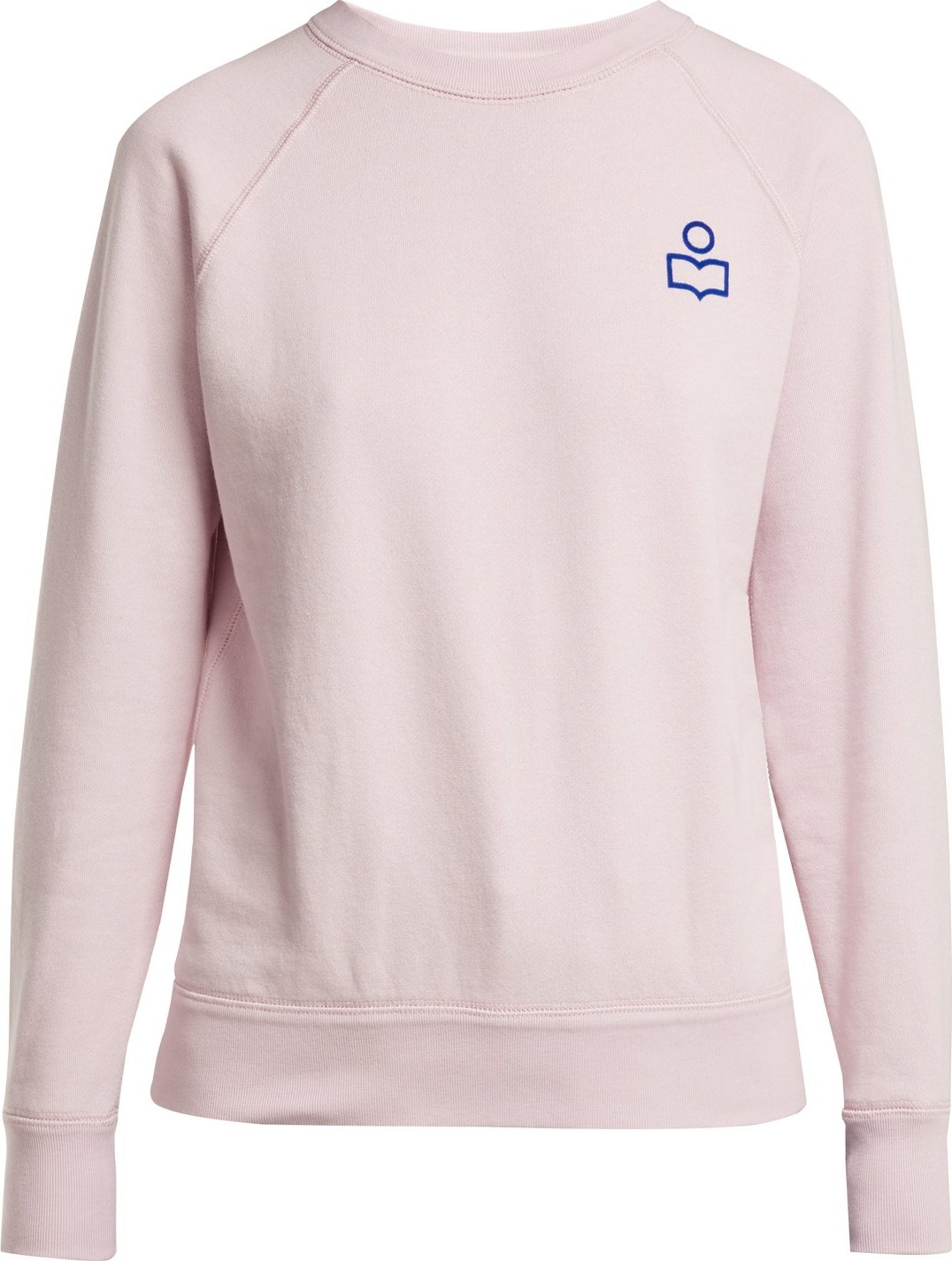 Isabel Marant Etoile Milly flocked-logo cotton-blend sweatshirt