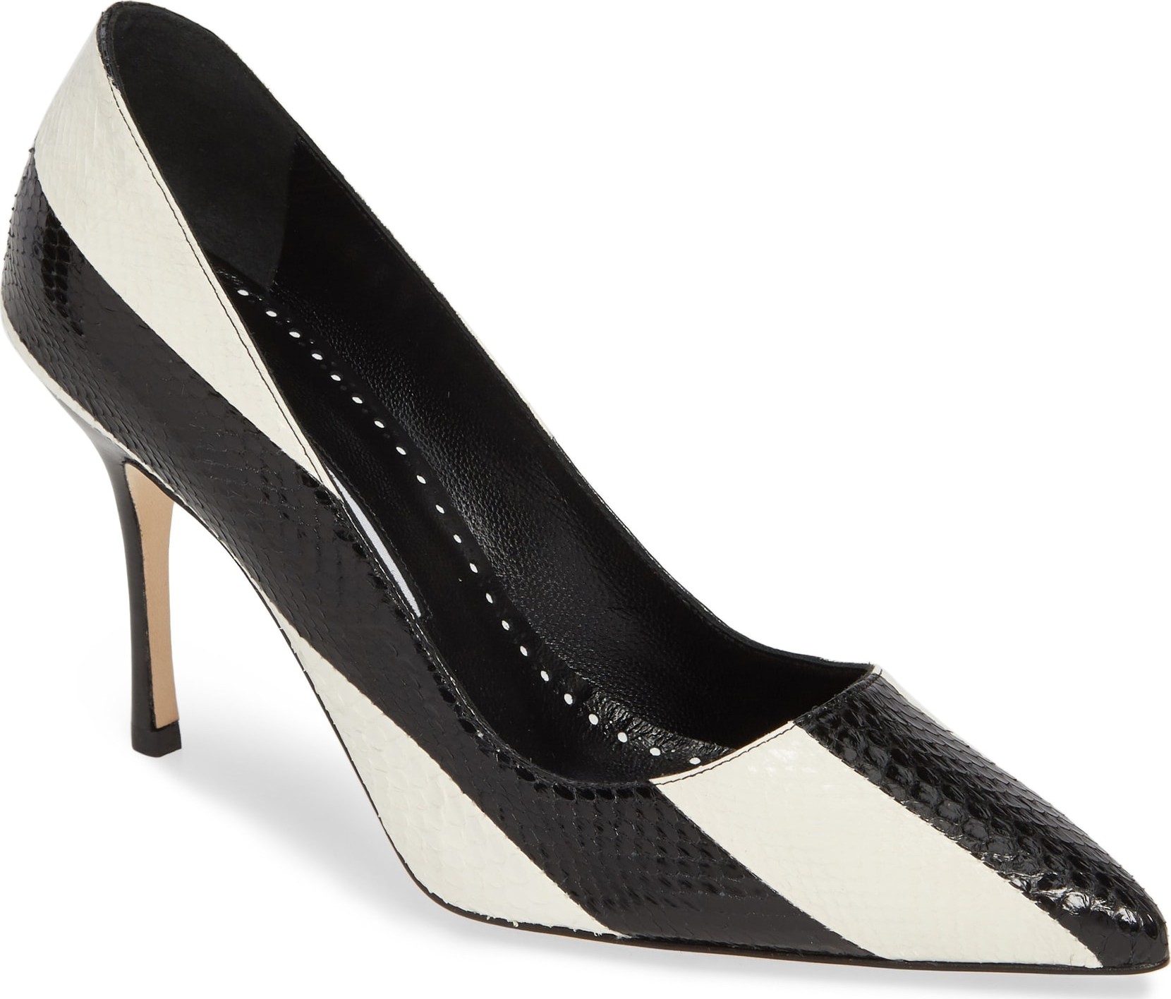 Manolo Blahnik BB Genuine Snakeskin Pump