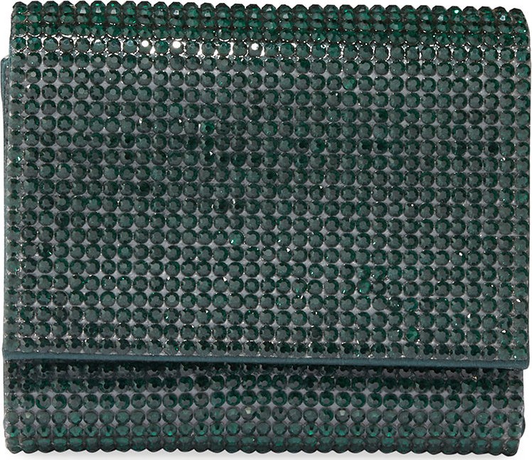 Judith Leiber Micro Fizzy Beaded Clutch Bag