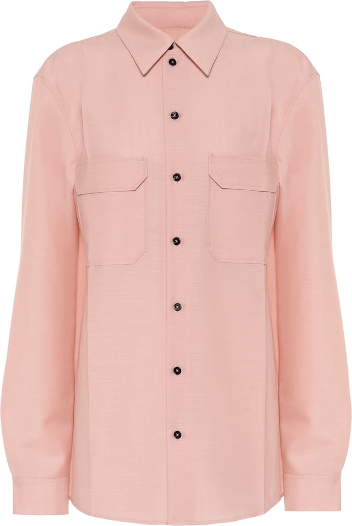 Jil Sander Wool and mohair shirt