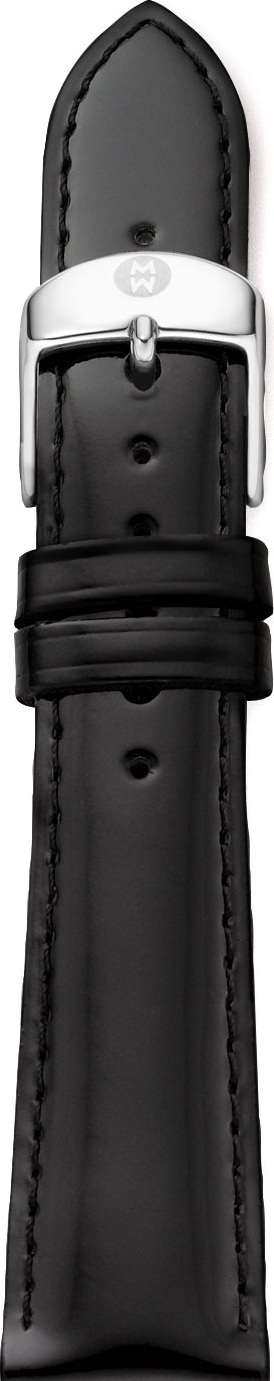 MICHELE 20mm Patent Strap, Black