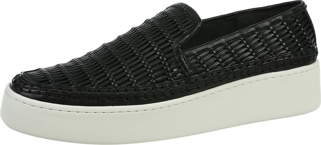 Vince Stafford Woven Leather Sneakers