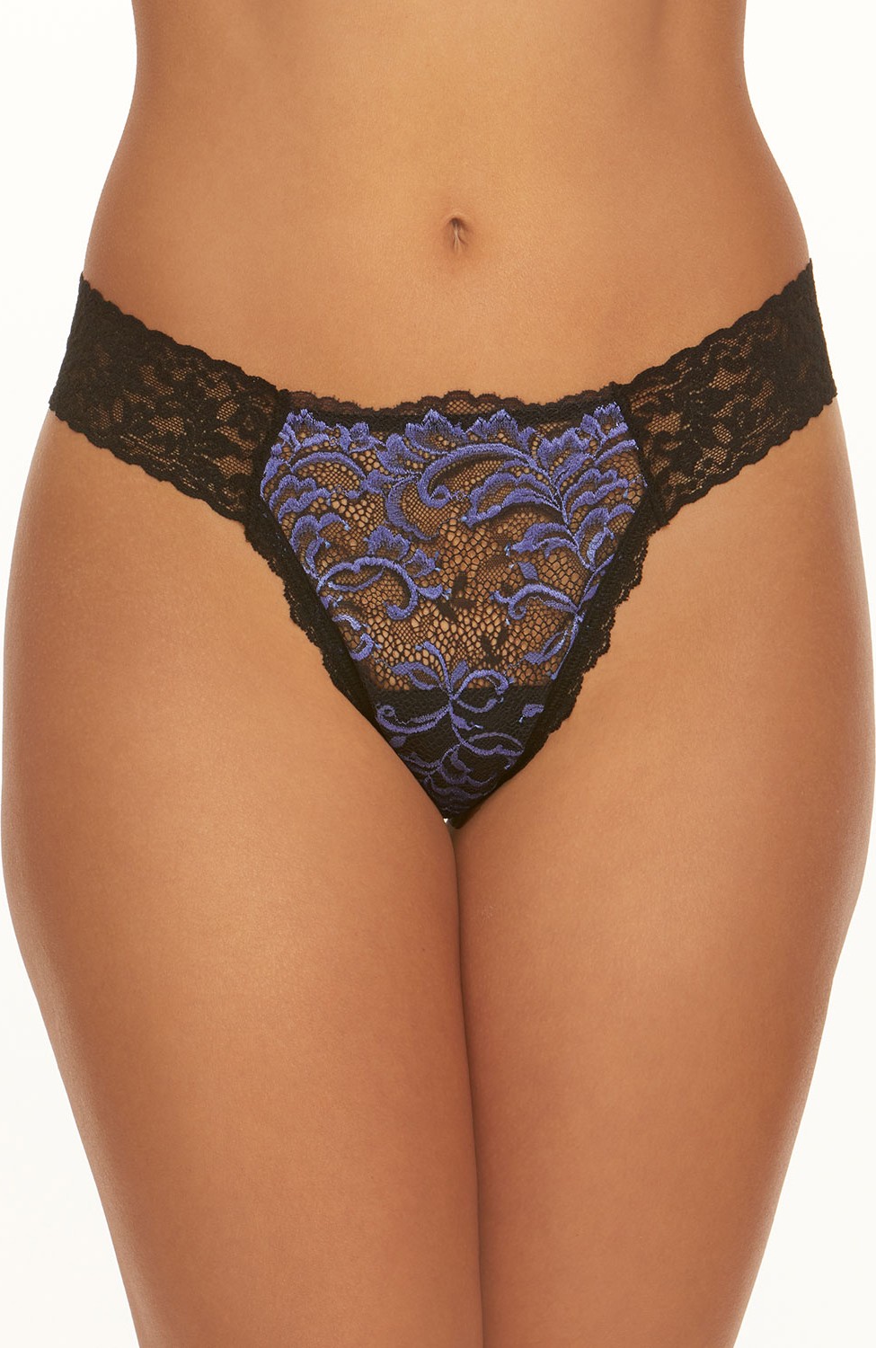 Hanky Panky Regency Original-Rise Diamond Lace Thong