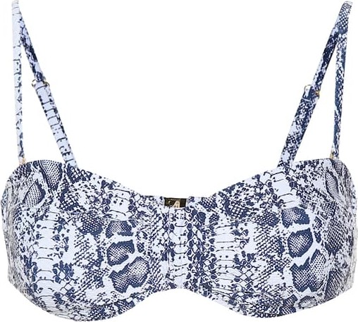 HEIDI KLEIN Kenya printed bikini top