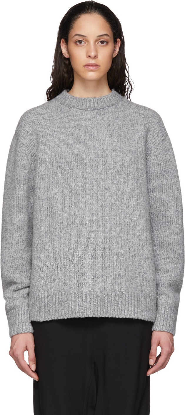 Acne Studios Grey Cashmere Kael Sweater