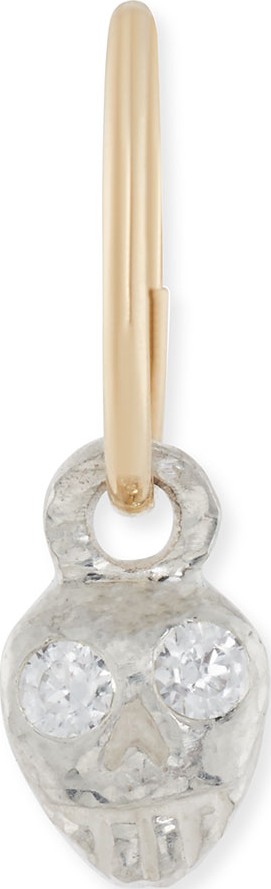 Lee Brevard Tiny Pirate Single Earring with Stones