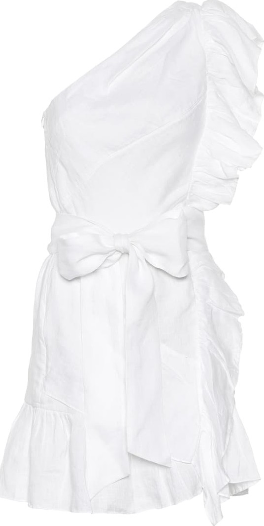 Isabel Marant Etoile Teller one-shoulder linen dress