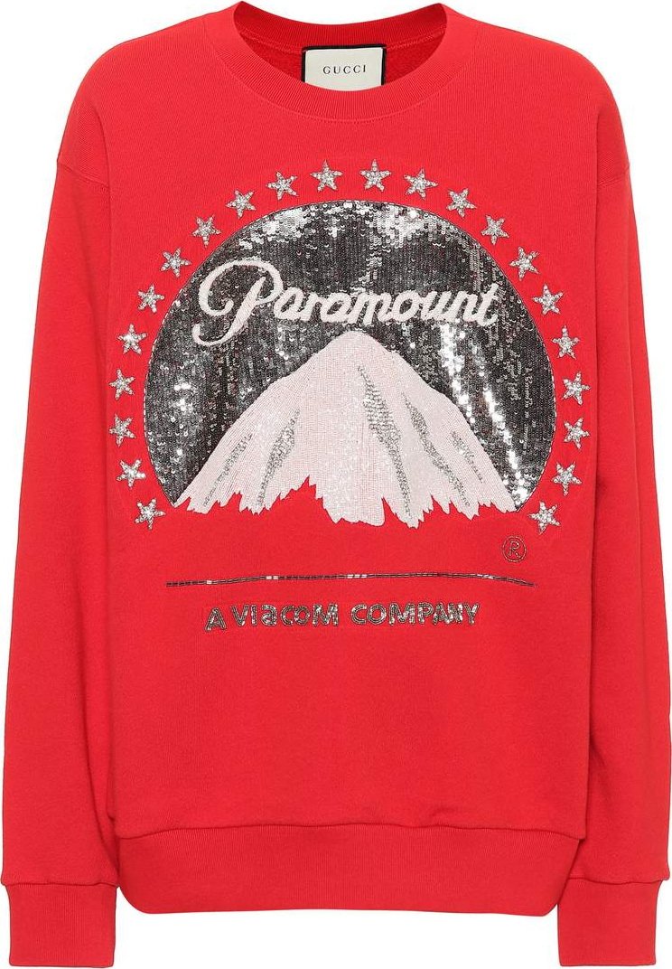 Gucci Paramount Logo oversized sweatshirt