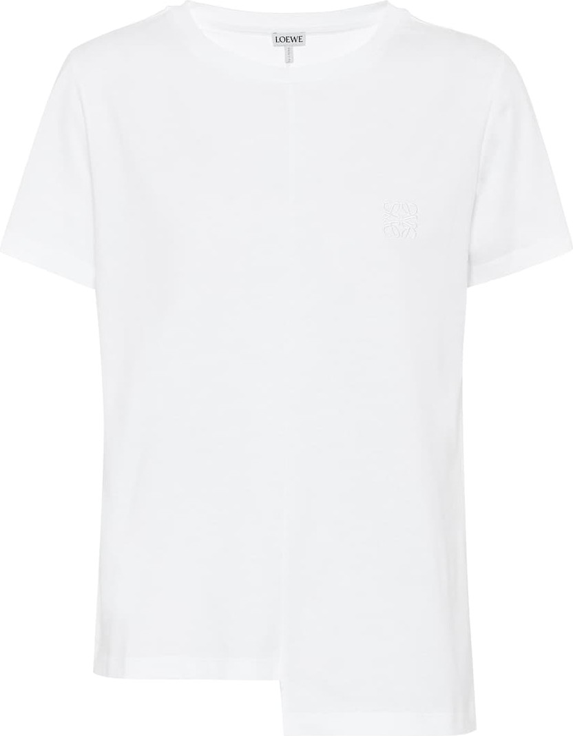 LOEWE Asymmetric Anagram cotton T-shirt