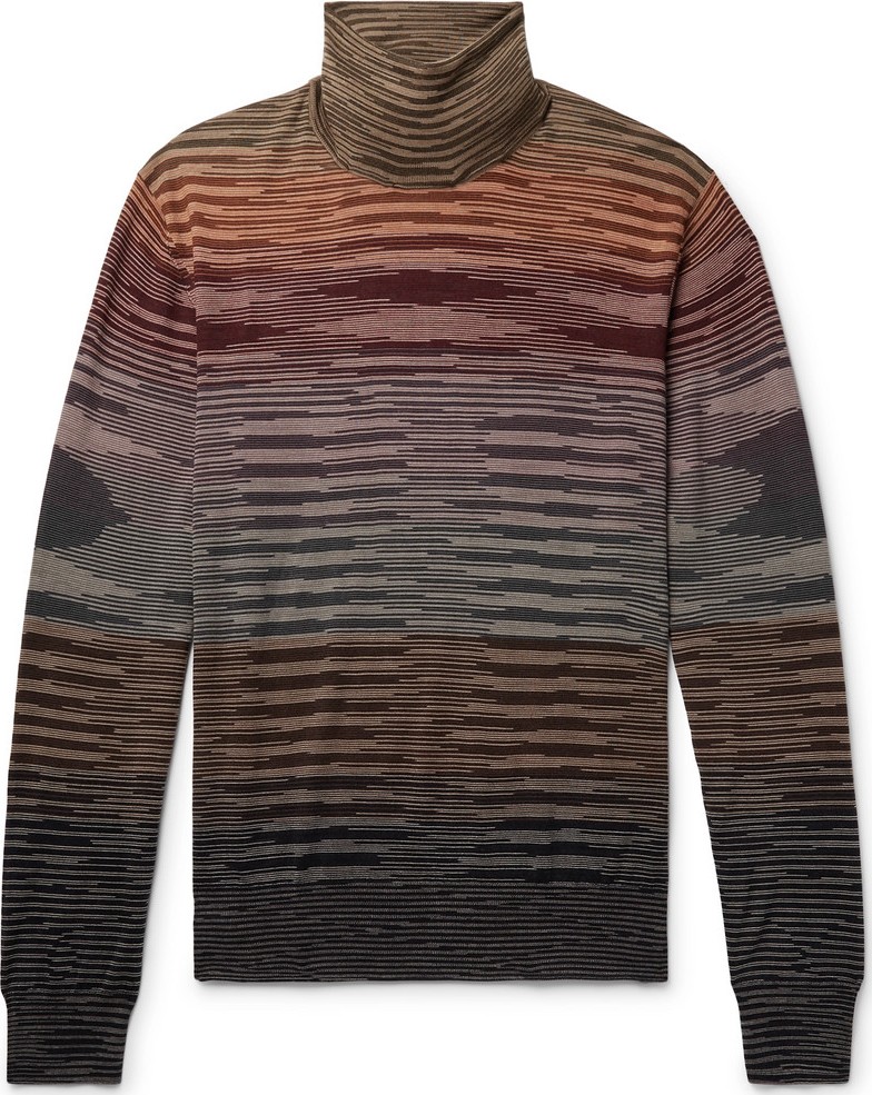 Missoni Space-Dyed Wool Rollneck Sweater