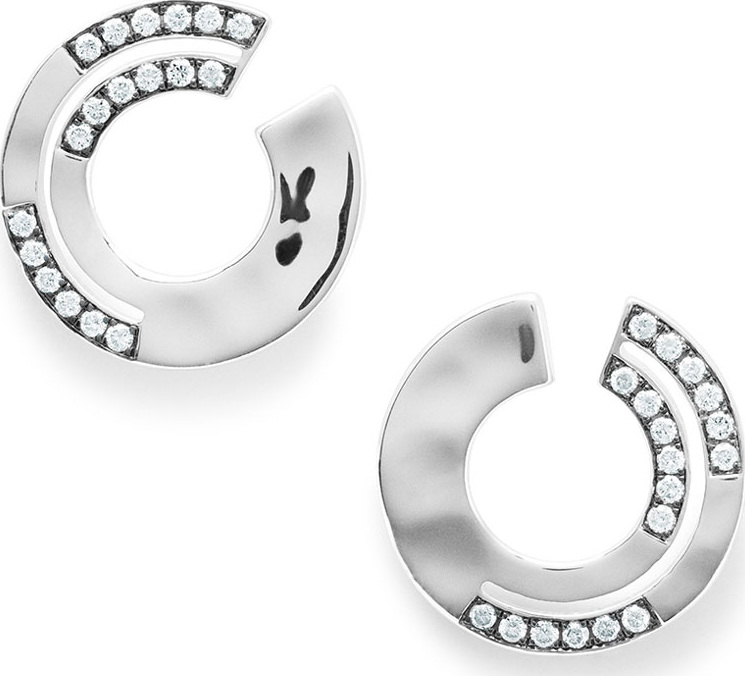 IPPOLITA 925 Senso™ Pave Disc Earrings with Diamonds