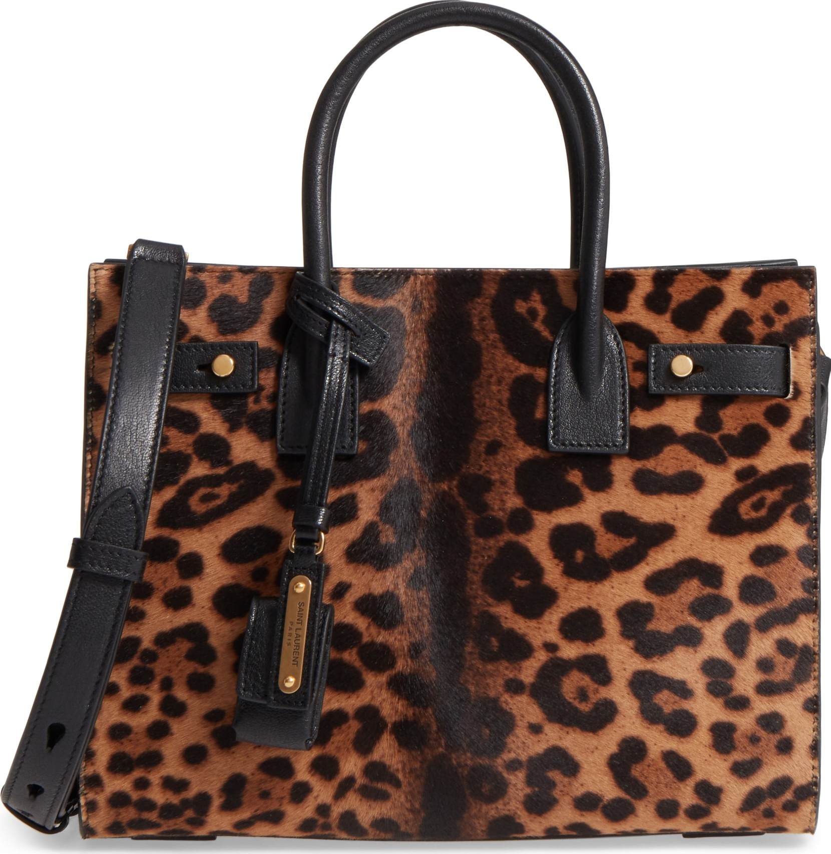 Saint Laurent Baby Sac de Jour Calfskin Leather Satchel