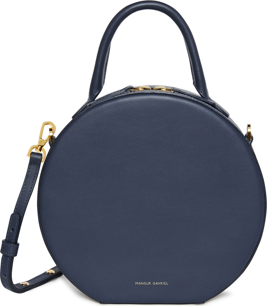 Mansur Gavriel Leather Circle Crossbody Bag