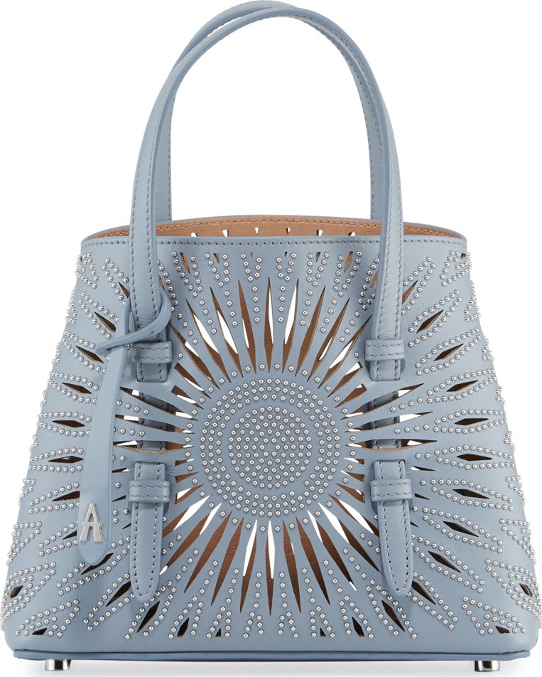 Alaïa Mina Min Cuir Lux Tote Bag