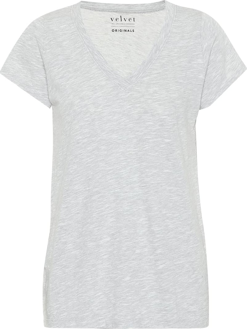 Velvet By Graham & Spencer Jilian cotton-blend T-shirt