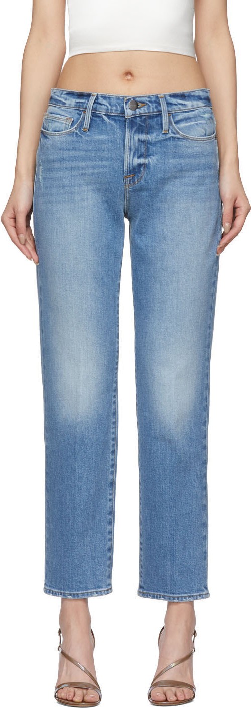 FRAME DENIM Blue Le Nouveau Jeans FRAME DENIM Blue Le Nouveau Jeans