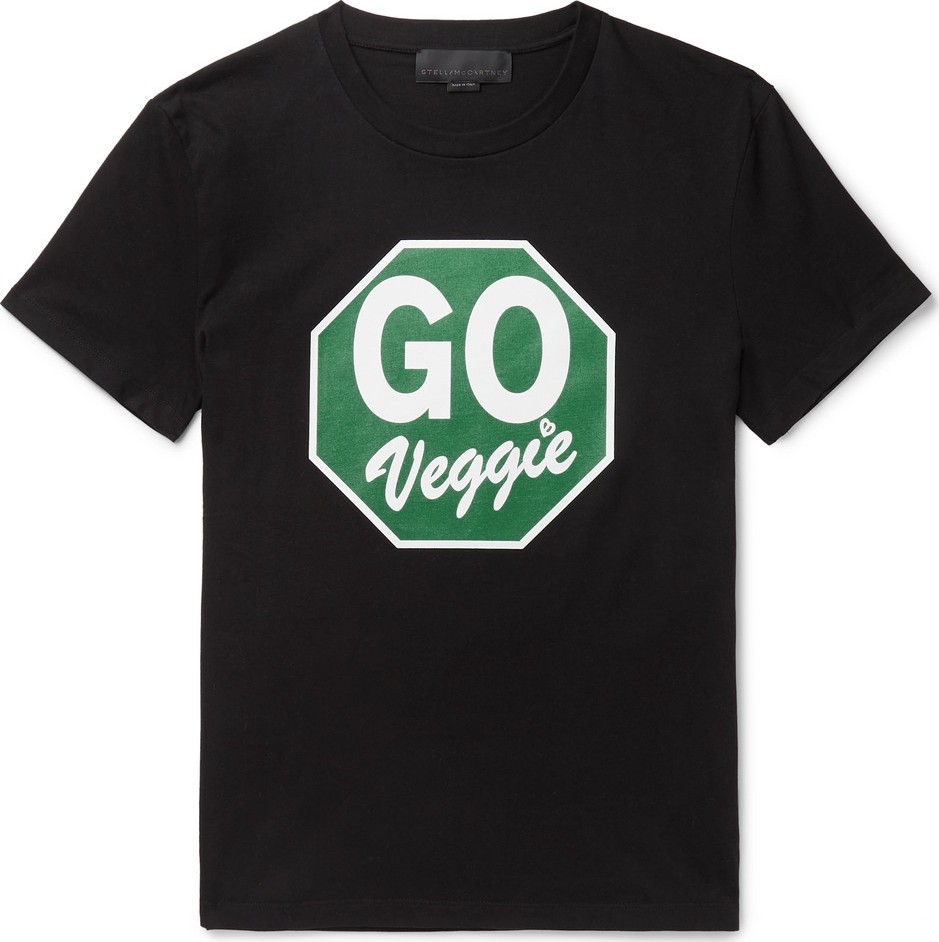 Stella McCartney Slim-Fit Printed Organic Cotton-Jersey T-Shirt