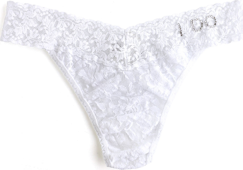 Hanky Panky I Do Low-Rise Lace Bridal Thong