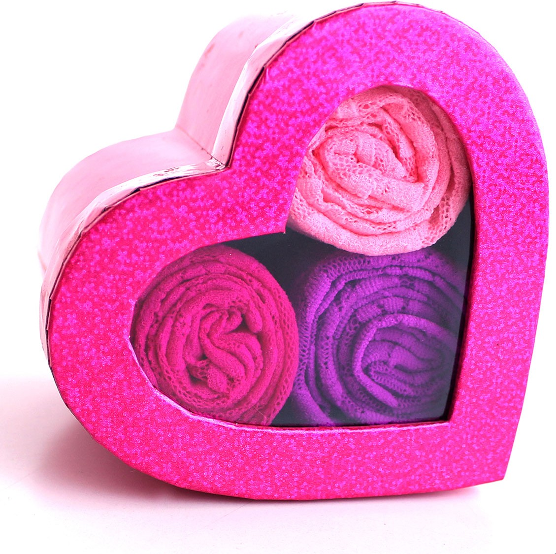 Hanky Panky Three-Pack Low-Rise Thongs in Heart-Shaped Gift Box