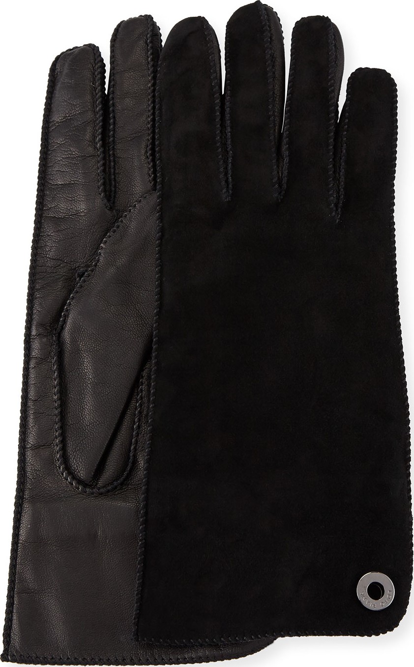 Loro Piana Jacqueline Suede and Leather Gloves