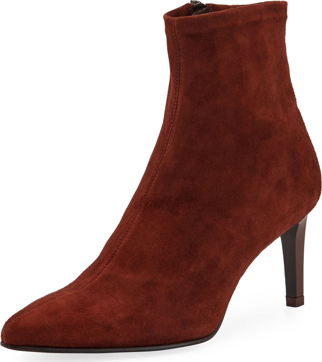Rag & Bone Beha Stretch-Suede Ankle Booties