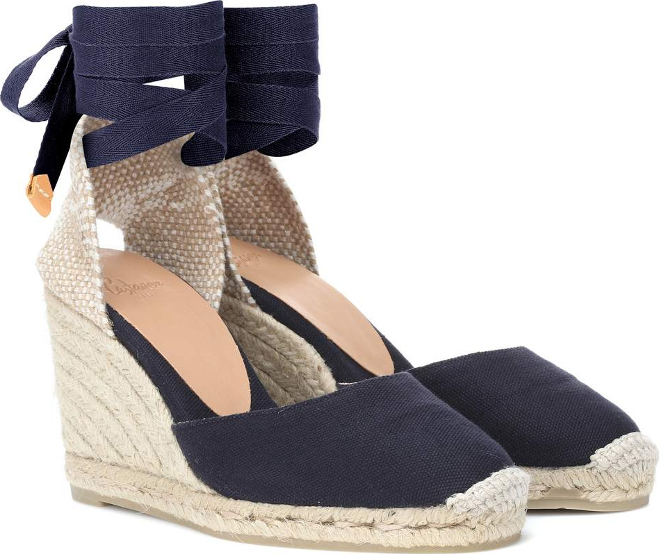 Castaner Carina canvas wedge espadrilles