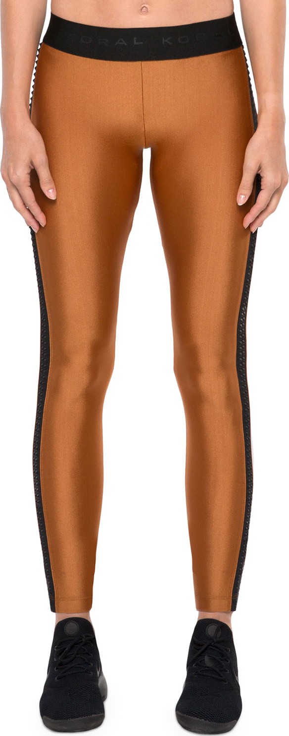 KORAL Atom Mid-Rise Leggings with Textured Sides