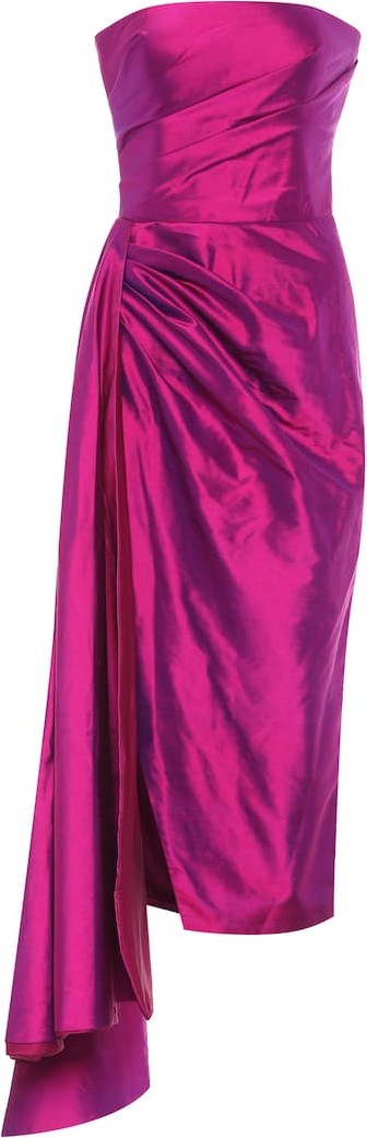 Rasario Silk midi dress