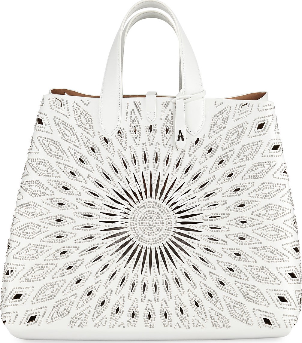Alaïa Friday Large Lux Ceramique Tote Bag