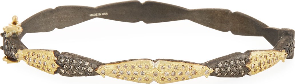 Armenta Old World Champagne Diamond Dagger Bangle