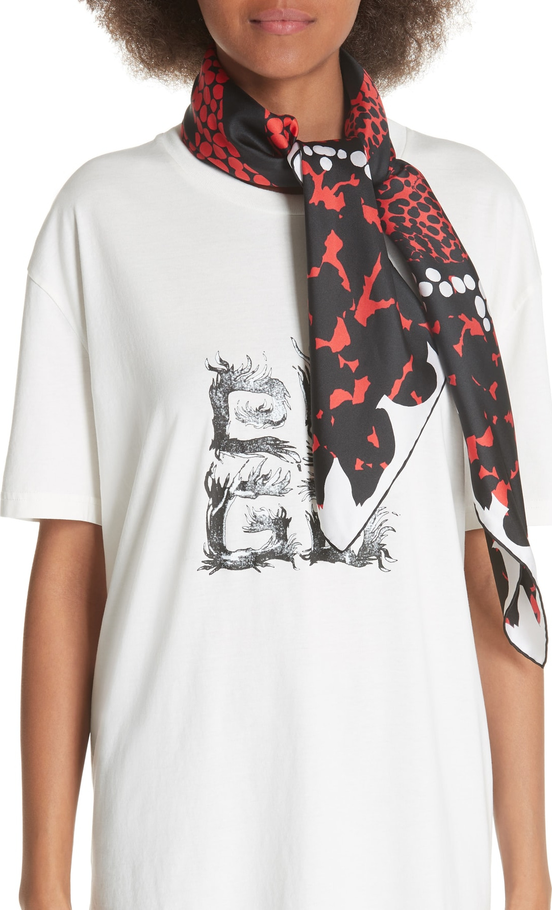 Givenchy 4G Patchwork Silk Scarf