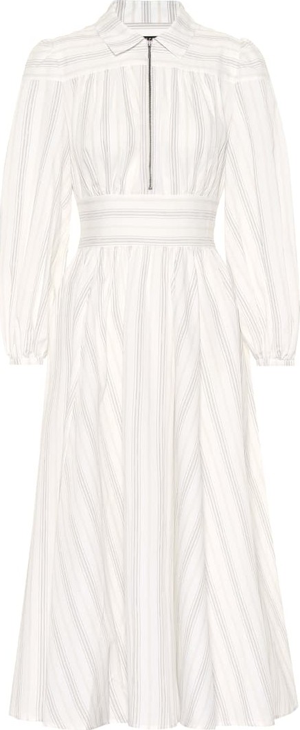 Alexachung Striped cotton shirt dress
