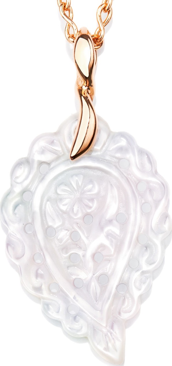 Tamara Comolli India Leaf Pendant Necklace in 18K Rose Gold