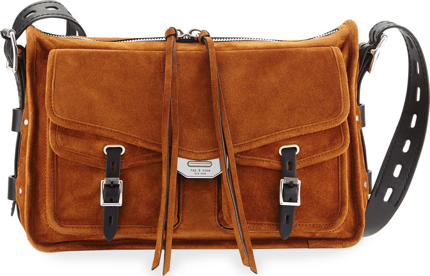 Rag & Bone Field Suede Crossbody Messenger Bag