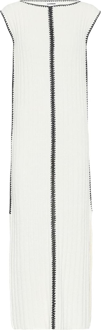 Jil Sander Knitted silk maxi dress