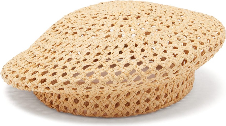 Oseree Macramé straw beret