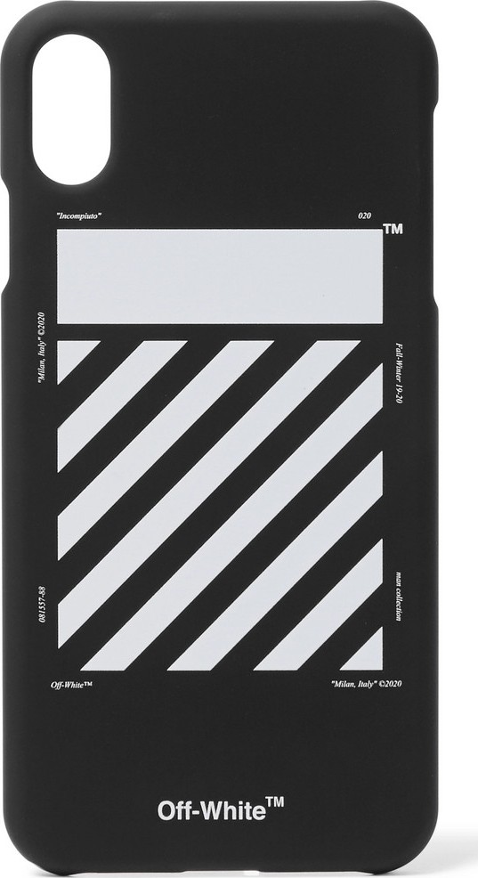 Off White Logo-Print iPhone XS Max Case